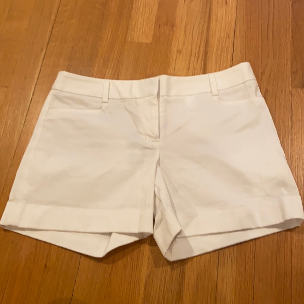 Dressy white shorts